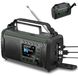 Radio d'urgence - Dab+ - Manivelle - 27000 mAh - Bluetooth 5.3 - Panneau solaire