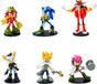 Figurine articulée Sonic Deluxe, 6 pouces, en boîte, multicolore
