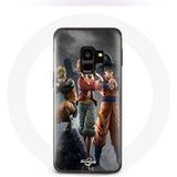 Maniacase Etui voor Samsung Galaxy S9 Plus Sangoku naruto Luffy one piece Dragon Ball z 3D Anime manga