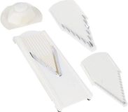 Couteau de coupe multifonctionnel en V, acier inoxydable, avec protection