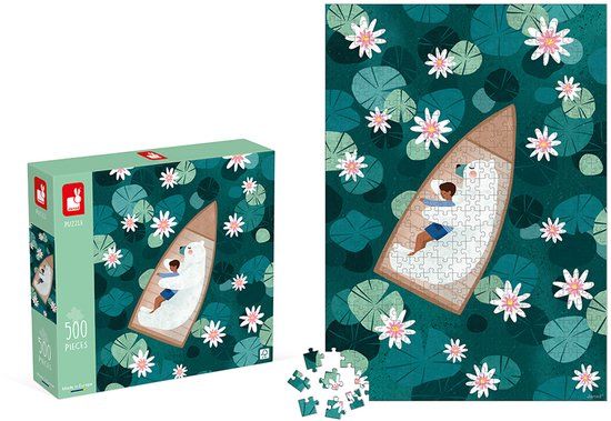 Janod Kidult puzzel Waterlelies 500 stukjes