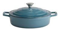 APS 88314 Braadpan 3L Fonte Roestvrijstaal Turquoise