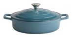 APS 88314 Braadpan 3L Fonte Roestvrijstaal Turquoise