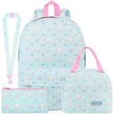 Omgoods - Lot de 4 sacs à dos en velours côtelé pour filles