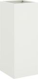vidaXL Plantenbak 32x29x75 cm staal wit