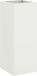 vidaXL Plantenbak 32x29x75 cm staal wit