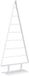 vidaXL Arbre de Noël KUOPIO 150 cm Acier Blanc