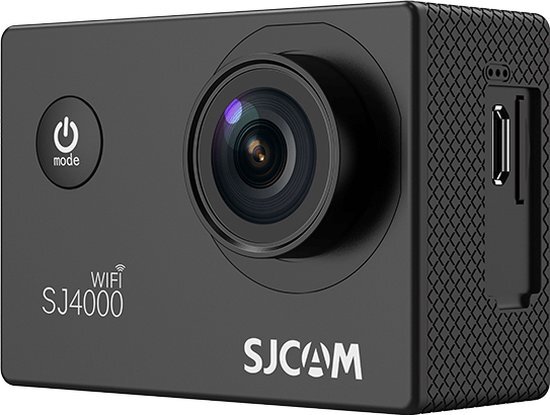 SJCAM SJ4000 WiFI Action Cam 4K - 2.0&quot; LCD Scherm - 30M Waterproof - 12MP Lens - Zwart