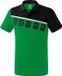 Erima 5-C Polo Heren - Smaragd / Zwart / Wit | Maat: S