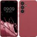 kwmobile telefoonhoesje geschikt voor Samsung Galaxy S24 - Hoesje voor smartphone - In donkerroze