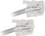 APM ADSL-kabel Rj11 mannelijk/mannelijk wit 2 m