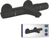 GROHE Thermostaatdouchekraan, GROHE Precision Trend, matzwart, wandmontage, waterbesparend, GROHE TurboStat
