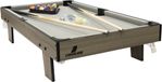 Cougar Pooltafel Mini 3 ft – Compacte Pooltafel in Eiken/Grijs – Inclusief Ballen, Keuen, Triangel, Krijt & Borstel