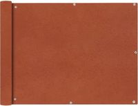 vidaXL Balkonscherm Oxford Textiel 90x400 cm Terracotta