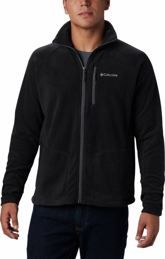 Columbia Fast Trek II Full Zip Fleece - Men - Black - Size M