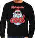 Bellatio Decorations Shoppartners Bv Grote maten foute Kersttrui / sweater - Stoere kerstman - motherfucking cool - zwart voor heren - kerstkleding / kerst outfit XXXXL
