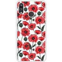 P20 Lite Poppy Flowers Zachte siliconen hoes