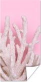 PosterMonkey Poster Koraal - Roze - Zomer - 20x40 cm