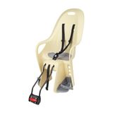 POLISPORT 8408100006 - Achterzitje voor fiets KOARI met 29'' wiel of klein frame geschikt voor kinderen met een maximaal gewicht van 22 kg met verankering aan het frame in maangeel/grijs