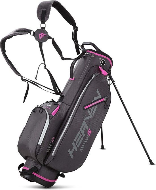 Big Max Heaven Seven G Stand Bag - Grijs/Fuchsia
