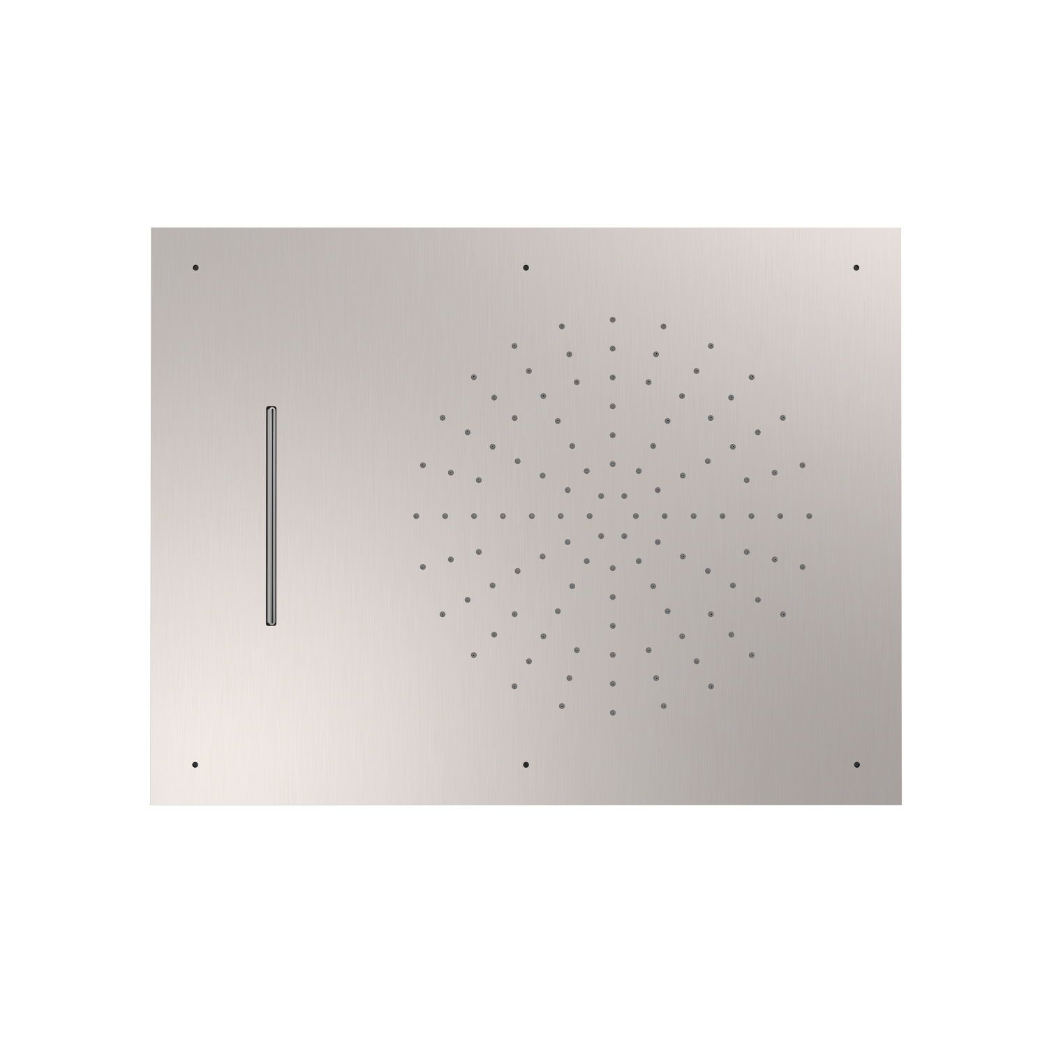 Tres Hoofddouche tres plafond met waterval 50x65 cm staal - 8429546512402