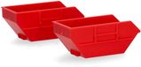 Herpa Afvalcontainer 7m3, Rood (2 St.)
