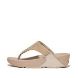 FitFlop Lulu Shimmerlux - Maat 38 - Goud/Beige Teenslippers Dames