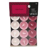 SPAAS 30 Theelichten Geur assorti kleuren, ± 4,5 uur - Magical Thoughts