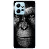 1001 coques Xiaomi Siliconen hoesje compatibel met Xiaomi Redmi Note 12 4G Monkey