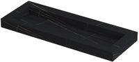 Wastafel INK Pitch Wastafel Keramiek Zwart 120x45x9 cm