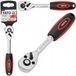 Yato YT-03241 - Clé à cliquet droite - 1/4" - 90 dents - Acier CrV
