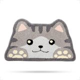 Molesun Badmat Kat 45 x 75 cm Grijs