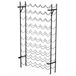 HOMCOM Porte-bouteilles de vin 60 bouteilles fixation murale métal noir 801-044