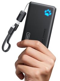 INIU Power Bank, Ultra Mini 45W Snel Laden 10000mAh USB-C Externe Batterij