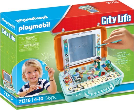 playmobil City Life - Meeneem Klaslokaal constructiespeelgoed