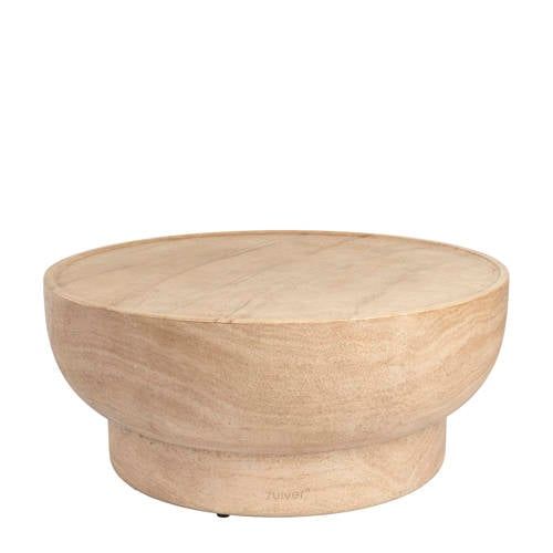 Zuiver Noble Salontafel Rond - Beige - Design - Ø 80 cm