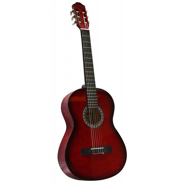 Gomez 001 4/4-model klassieke gitaar winered sunburst