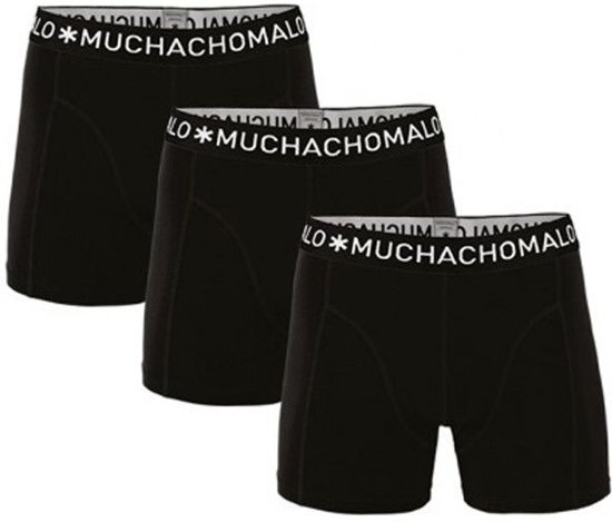 Muchachomalo - 3-pack Boxershorts Zwart - M