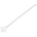 TRU COMPONENTS TC-13030684 TC-WM-130-4.8-N Serre-câbles 130 mm 4.8 mm Naturel Avec fermeture à ailettes, Résistance chimique 100 pièce(s)