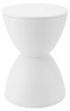 Sablier, blanc, 30x42 cm, plastique, design moderne