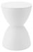 Sablier, blanc, 30x42 cm, plastique, design moderne