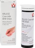 Kruuse Slepende Melkziekte test Cow-side BHB - Melk Teststrips - Monitoren na het afkalven - Meet betahydroxybuturaat - 50 Strips