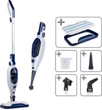 Dirt Devil Stoomreiniger en Handstomer DD7004 - Tapijtreiniger - Elektrische Dweil 1300 W - Stoomdweil in 30 Seconden Opgewarmd - Dweilsysteem met 4 Opzetstukken
