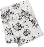 Lulujo Hydrofiele doek - Swaddle - Bamboe - 120x120 cm - Black Floral