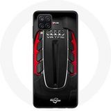 Audi RS Logo Rood Maniacase Hoesje voor Samsung Galaxy A42 5G