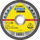 Klingspor 262937 Doorslijpschijf recht 125 mm 25 stuk(s) RVS, Staal