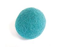 Wolvilt turquoise bal diameter 20 mm. 50u.