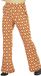 Widmann Heren disco broek jaren 70 geruit Oranje XXL