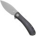 Trollsky Knives Mandu XL MT036-XL Dark Bead Blast 14C28N, Black Micarta, zakmes