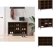 vidaXL Schoenenkast bruin eiken 100x35x70 cm